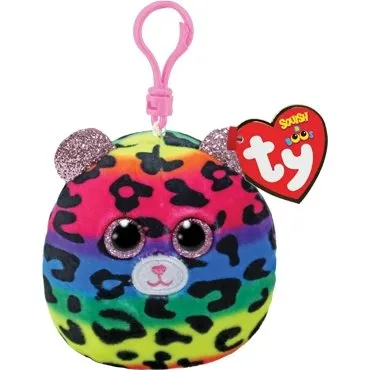 TY Squishy Beanies Clip Dotty Leopard - 6 cm