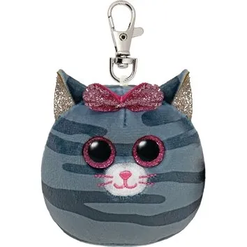 TY Squishy Beanies Clip Kiki - Blød katte-bamse med clip