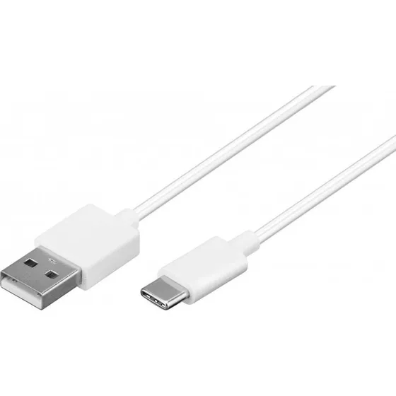Goobay USB-C 3.1 til USB-A 2.0 kabel, 2 m, hvid