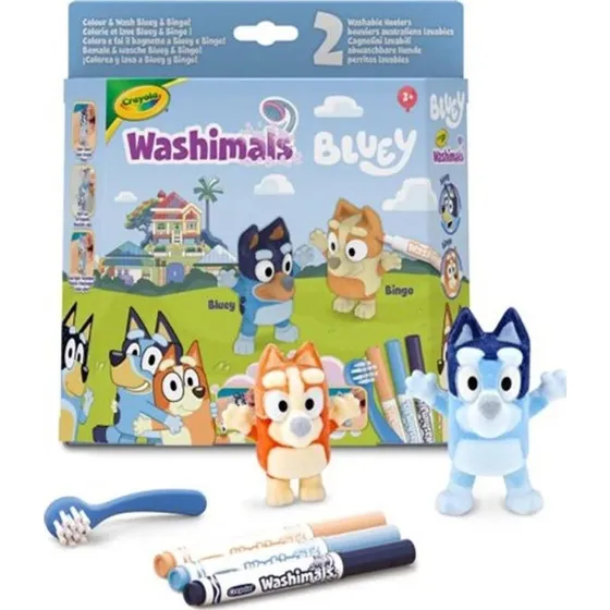 Crayola Scribble Scrubbie Bluey med 2 kæledyr