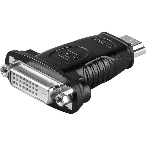 goobay HDMI→DVI-D adapter 19-pin (24+1) sort