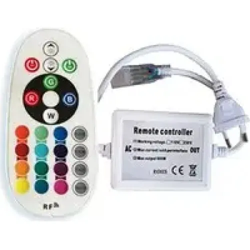 8x16 RGB Controller til Neon Flex LED - Radiostyret 230V
