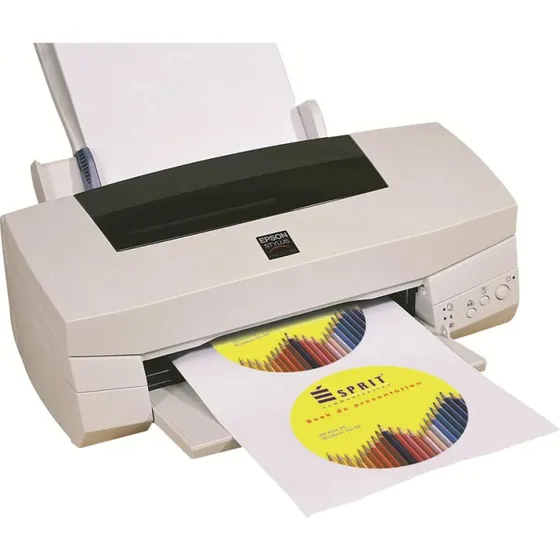 Avery Zweckform CD-etiketter A4 25 ark Q117mm L6015-25