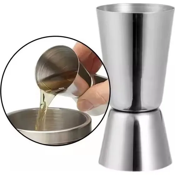 Dobbelt Måleglas – Cocktail Jigger 30/60ml Sølv