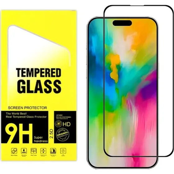 2 stk Hærdet glas til iPhone 16, 16 Pro & 16 Pro Max