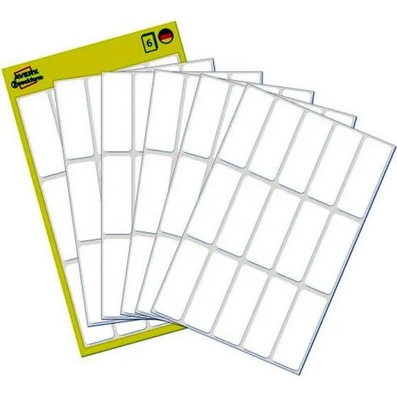Avery etiketter 38 x 14 mm, 90 stk – hvide (permanent)