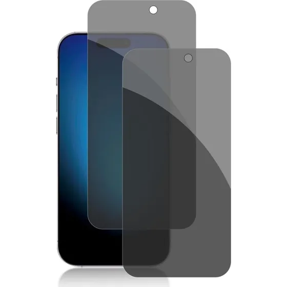 2 stk. iPhone 15 Pro Privacy skærmbeskytter