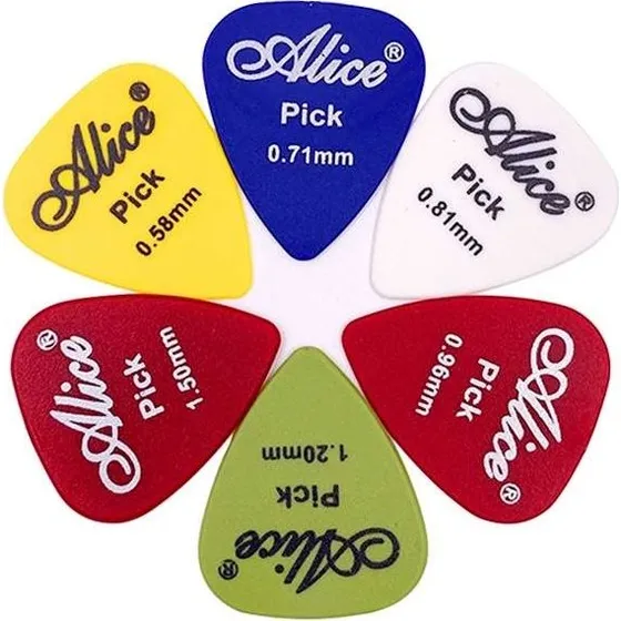 10-Pack Guitar Plectrum til Elektrisk Guitar og Bas