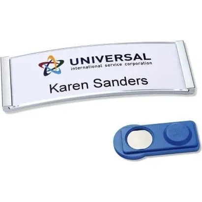 Avery Badgepoint navneskilt 68x22 mm stålramme, 10 sæt