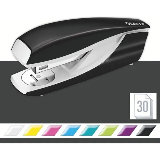 Leitz 5502 NeXXt WOW Hæftemaskine, Sort (30 ark)