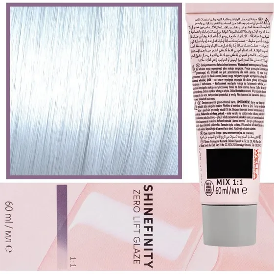Wella Shinefinity Zero Lift Glaze 08/8 Naturlig lys blond 60ml
