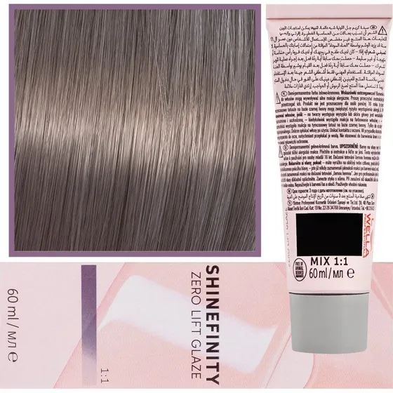 Wella Shinefinity Zero Lift Glaze 06/71 Mørkebrun Askeblond 60ml