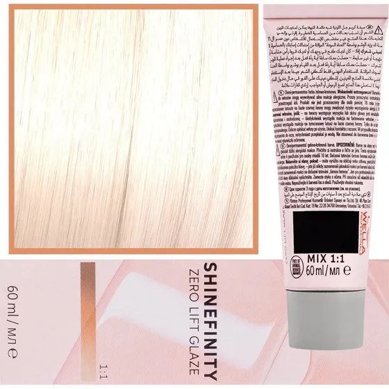 Wella Shinefinity Zero Lift Glaze 09/36 60ml | Meget lys lilla blond