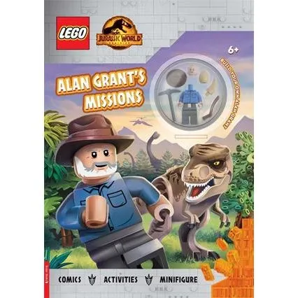 LEGO® Jurassic World: Alan Grant's Missions Activity Book m. minifigur
