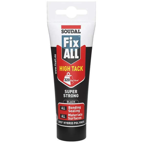 FixAll HighTack fuge- og klæbemasse sort 125ml