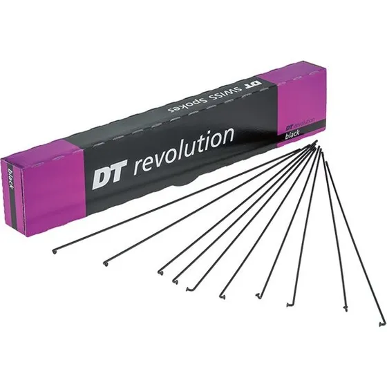 DT Swiss Revolution J-Bend 264 mm sort
