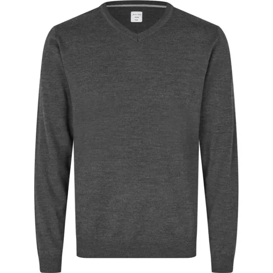 Seven Seas The Knit S650 Mørk Grå Melange Strik