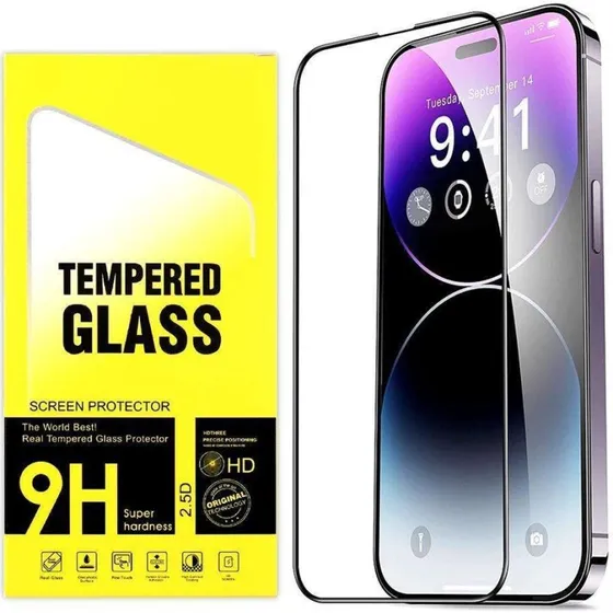 2 stk. Hærdet glas skærmbeskytter til iPhone 14 Pro Max