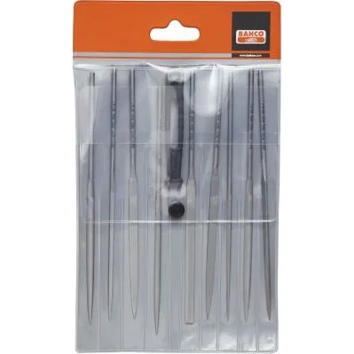 Bahco Nålefilesæt 2-471 160 mm mellem (9 stk)