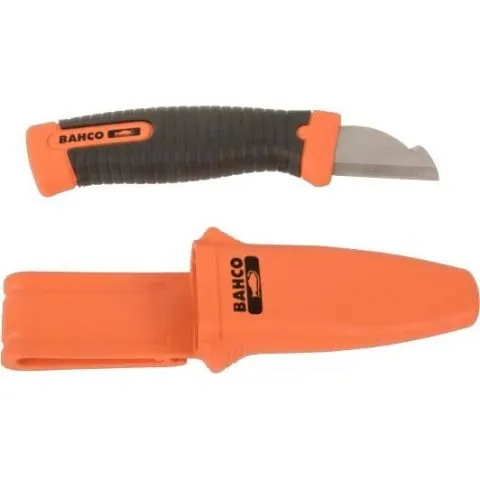 Bahco 2446-EL elektrikerkniv 150 mm (blad 32 mm) - begge hænder