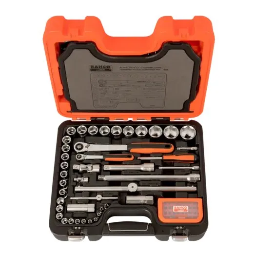 Bahco S95 topnøglesæt 95 dele 1/4" & 1/2"