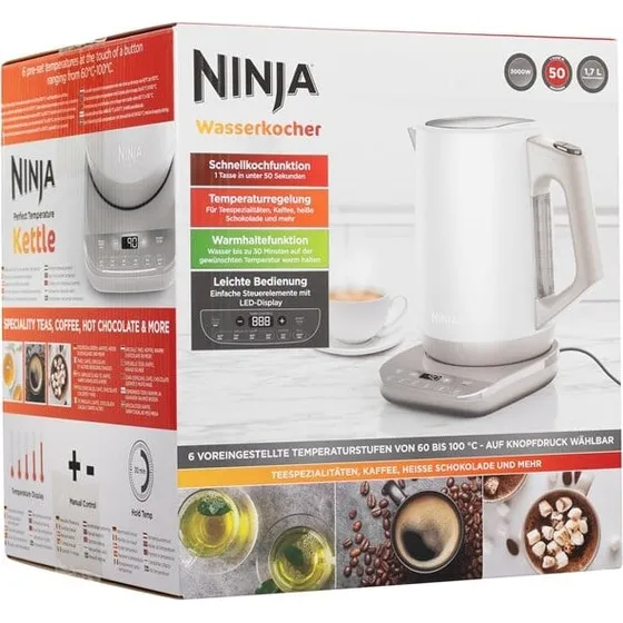 Ninja Elkedel KT200EUWH - Hvid - 3000 W