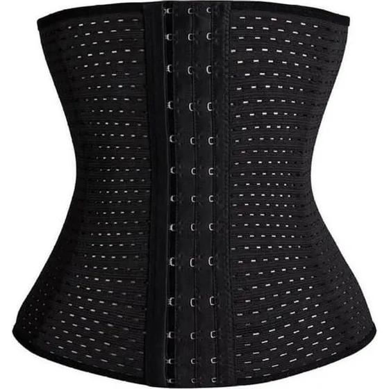 Waist Trainer Træningskorset til Timeglasfigur - Sort
