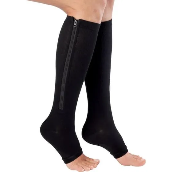 Zip Sox - Støttestrømpe med lynlås