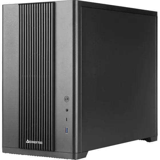 Chieftec UNI Series BX-10B-M-OP Micro ATX Kabinet - Sort