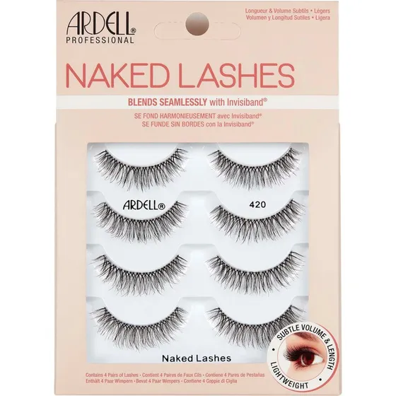 Ardell Naked Lashes 420 Multipack - 60 klynger