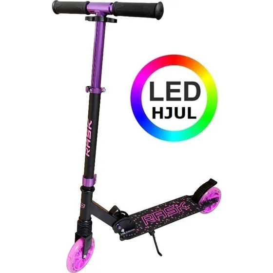 RASK LIGHT Lilla løbehjul med 145 mm LED-lysende hjul