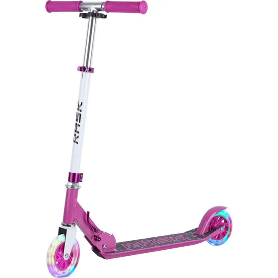 RASK 120 mm Pink Løbehjul med LED-lys