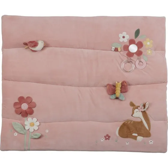 Little Dutch Legetæppe Fairy Garden 80x100 cm, rosa