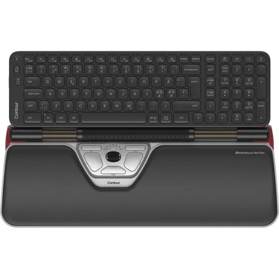 Contour RollerMouse Red Plus Balance Mid-Size Trådløs Pan Nordic