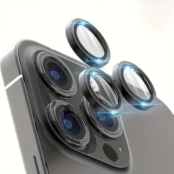 iPhone 13 Pro / Pro Max Linsebeskytter - 2-pak Hærdet Glas