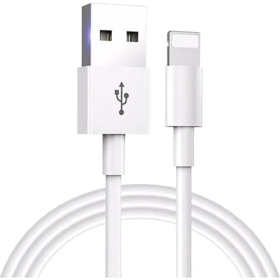 iPhone oplader - 2 meter - Opladnings- og synkroniseringskabel