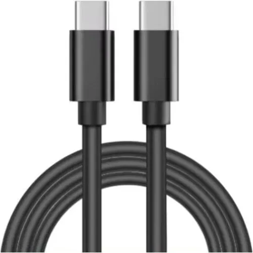 USB-C til USB-C Hurtigoplader Kabel - 1m - 25W - Sort