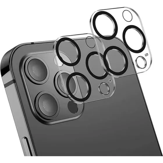 iPhone 15 Pro Max Kamera Linsebeskytter - 2-pak Hærdet Glas
