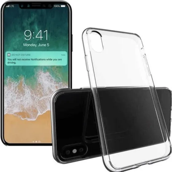 iPhone X/XS Gennemsigtigt TPU Silikone Cover