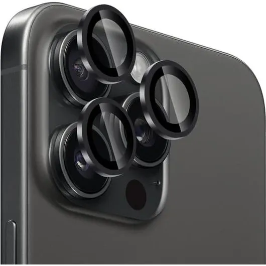 iPhone 15 Pro Max Linsebeskytter i Hærdet Glas