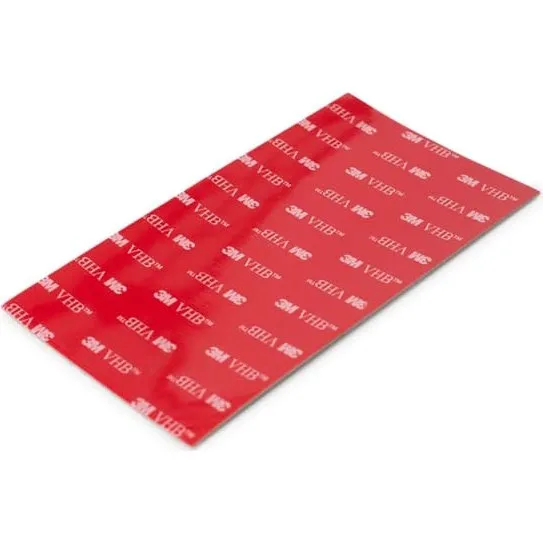 3M Dobbeltsidet Akryltape Grå 14x8 cm