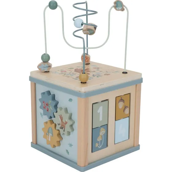 Little Dutch Aktivitetskube Forest Friends 5-i-1 (20x20x40 cm)