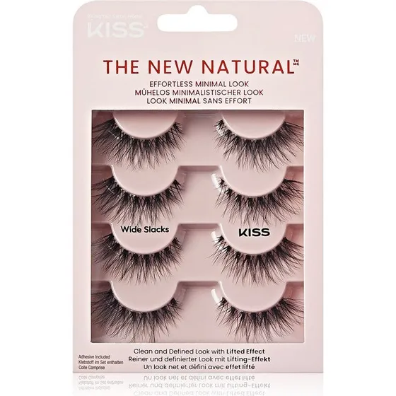 KISS Natural & Effortless Kunstige Øjenvipper, 8 stk.