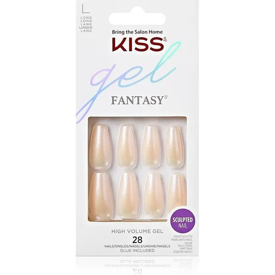 KISS Gel Fantasy High Volume Kunstige Negle Hold Me Closer 28 stk.
