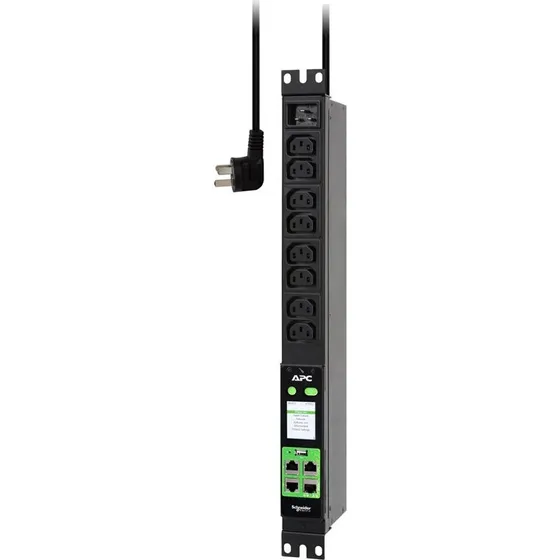 APC EasyPDU EPDU2016M Strømfordelingsenhed 8-stik 16A Sort 2.5m