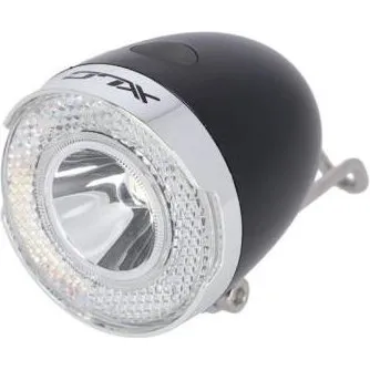 XLC E01 Forlygte LED med batterier - Sort