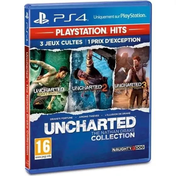 Uncharted: Nathan Drake PlayStation Hits Collection til PS4