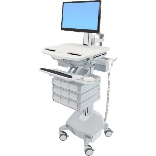 Ergotron StyleView medicinsk vogn til op til 24" skærm