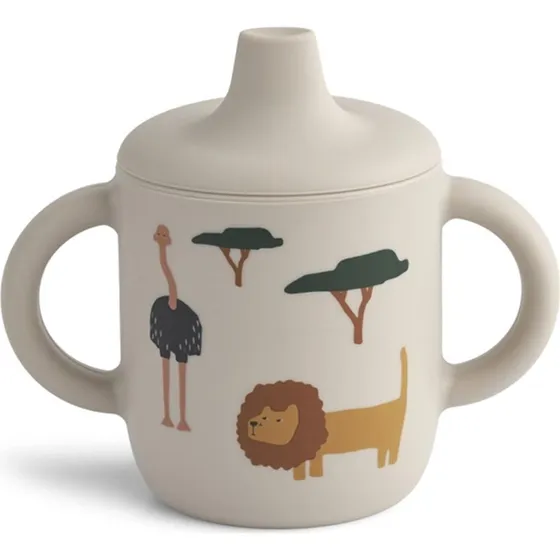 Liewood Neil silikone tudekop Safari/Sandy 150 ml