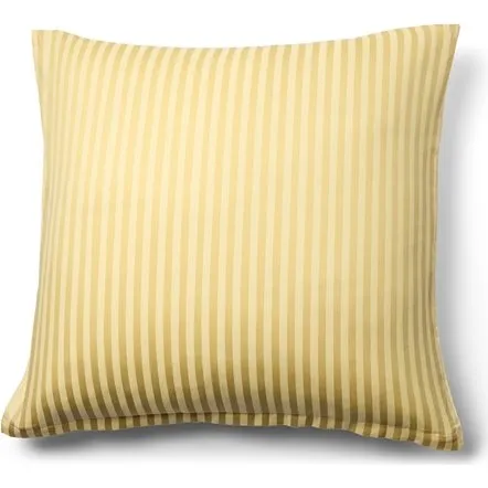 Borg Living pudebetræk 60x63 cm 100% bomuldssatin - lysegul